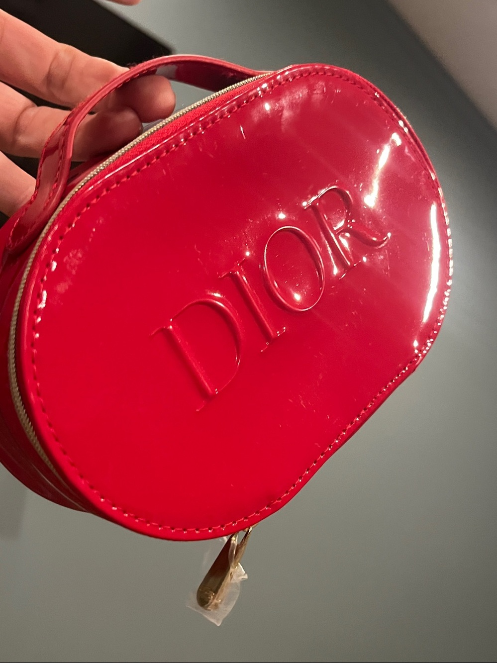 DIOR Beauty Case Patent Red - Picture 16 of 17